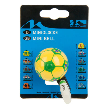 M-Wave fietsbel voetbal - Brazilië *