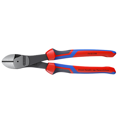 Cyclus Knipex zijsnijtang L=250 mm. tot 4.6 mm.