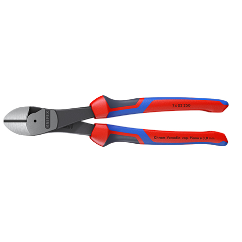 Cyclus Knipex zijsnijtang L=250 mm. tot 4.6 mm.