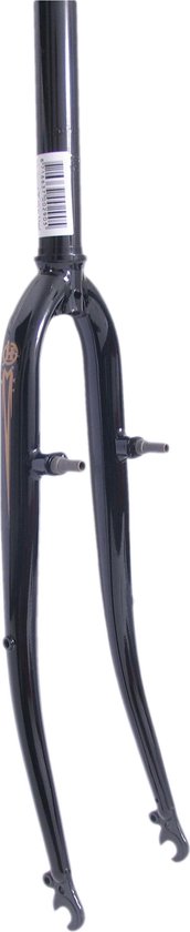 Hybride voorvork 28" met nok zwart Ahead (sl=30 cm)