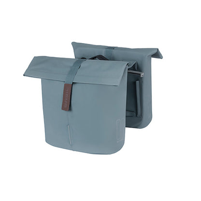 Basil 18377 City dubbele fietstas MIK 28-32L graphite blue