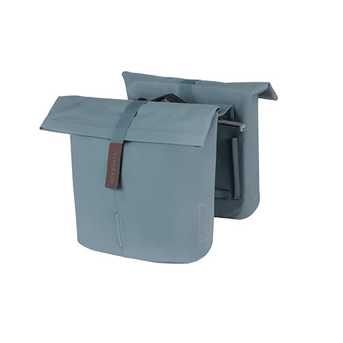Basil 18377 City dubbele fietstas MIK 28-32L graphite blue