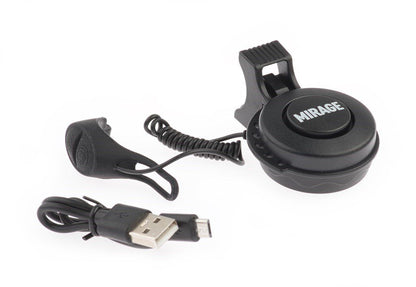 Mirage e-bike hoorn zwart 80~90dB USB oplaadbaar