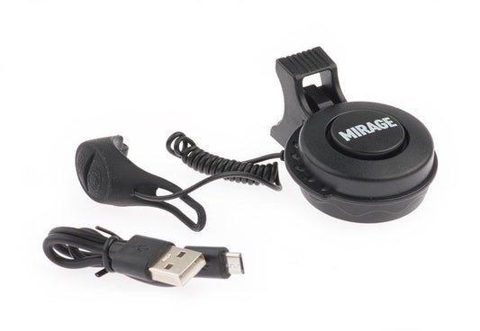 Mirage e-bike hoorn zwart 80~90dB USB oplaadbaar