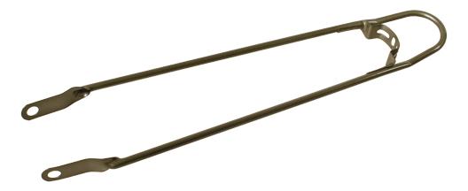 Spatbord stang 28" groen + bumper