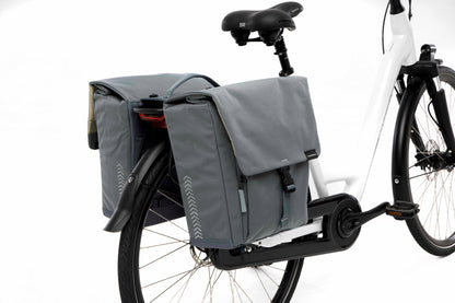 New Looxs tas nr. 531 Tulum Double MIK Grey/Green -531.446MIK