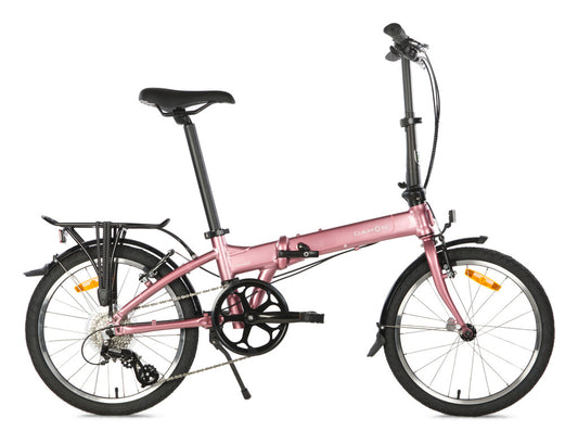 Dahon vouwfiets 20" Mariner 8 spd. derailleur V-brakes metallic pink