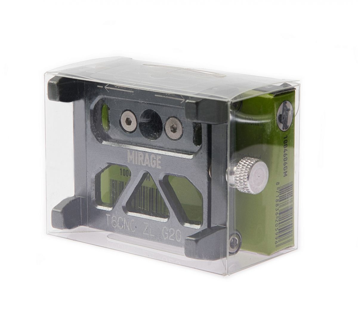 Mirage telefoonhouder G20 alu. T6 CNC met bracket ø22~25 mm. 50~100 mm. blauw metallic