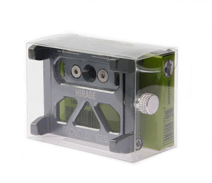 Mirage telefoonhouder G20 alu. T6 CNC met bracket ø22~25 mm. 50~100 mm. blauw metallic