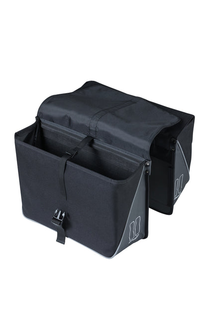 Basil 17777 Forte-Double Bag 35L. black/black
