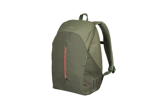 Basil 18092 B-Safe Commuter fietsrugzak Nordlight 18L olijf groen