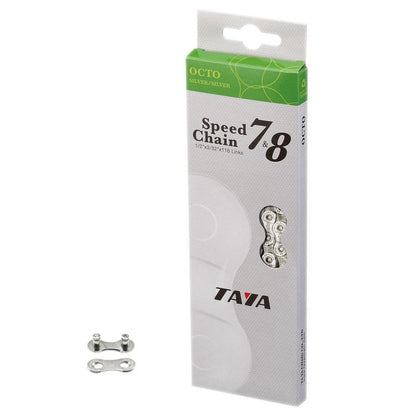Taya Octo ketting 1/2x3/32 - 116 7/8 speed zilver/zilver