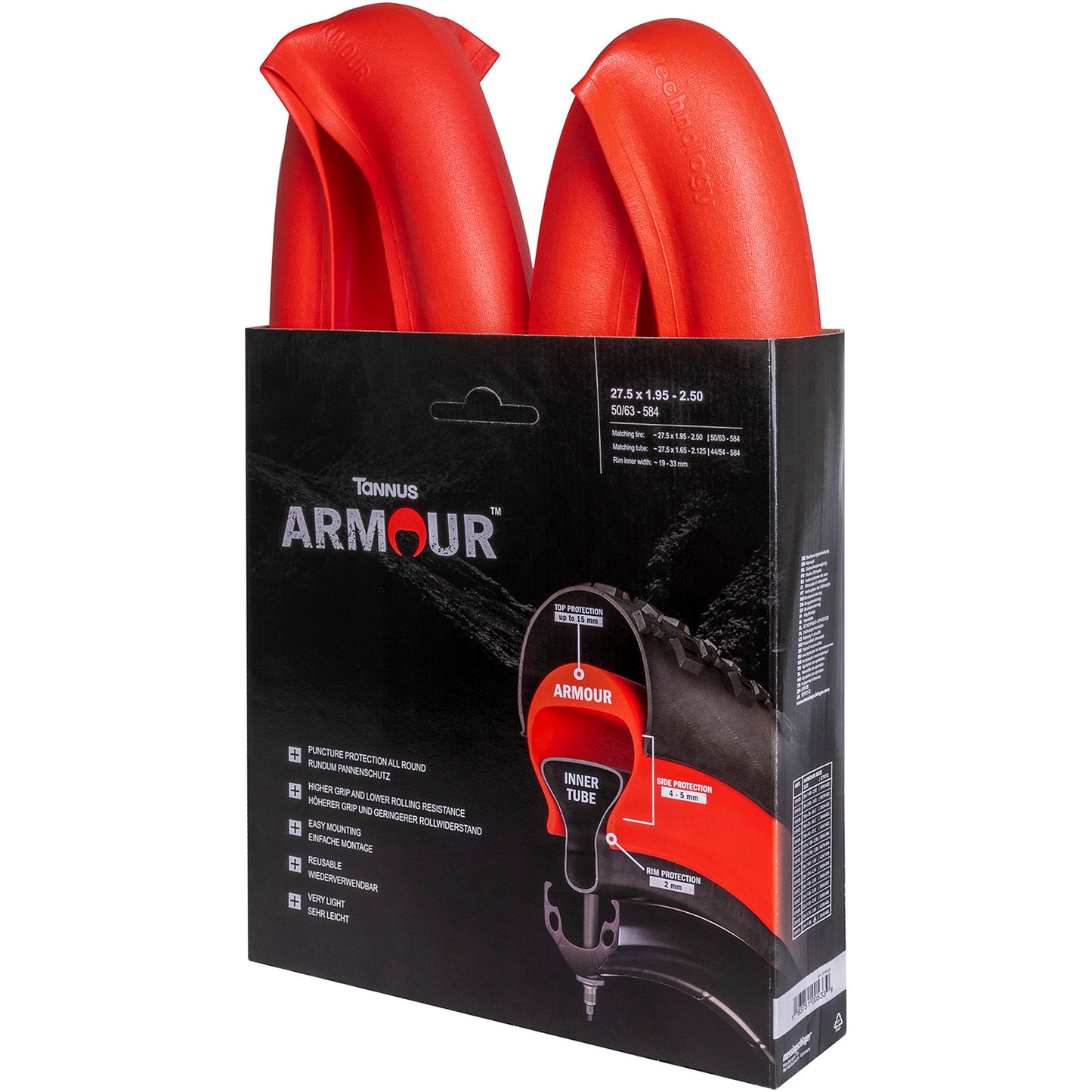 Tannus Armour lekbescherming voor Bub. 42/47-559 (te gebruiken bib. 28/40-559,velg 19/25-559)