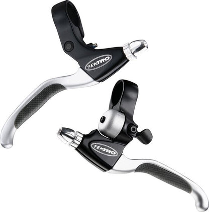 Tektro CL530TS AC+CL535RT remgrepen zwart/satijn + bel v/R-brake