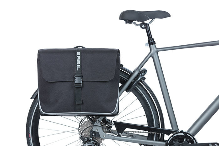 Basil 18328 Forte dubbele fietstas MIK 35L zwart/zwart
