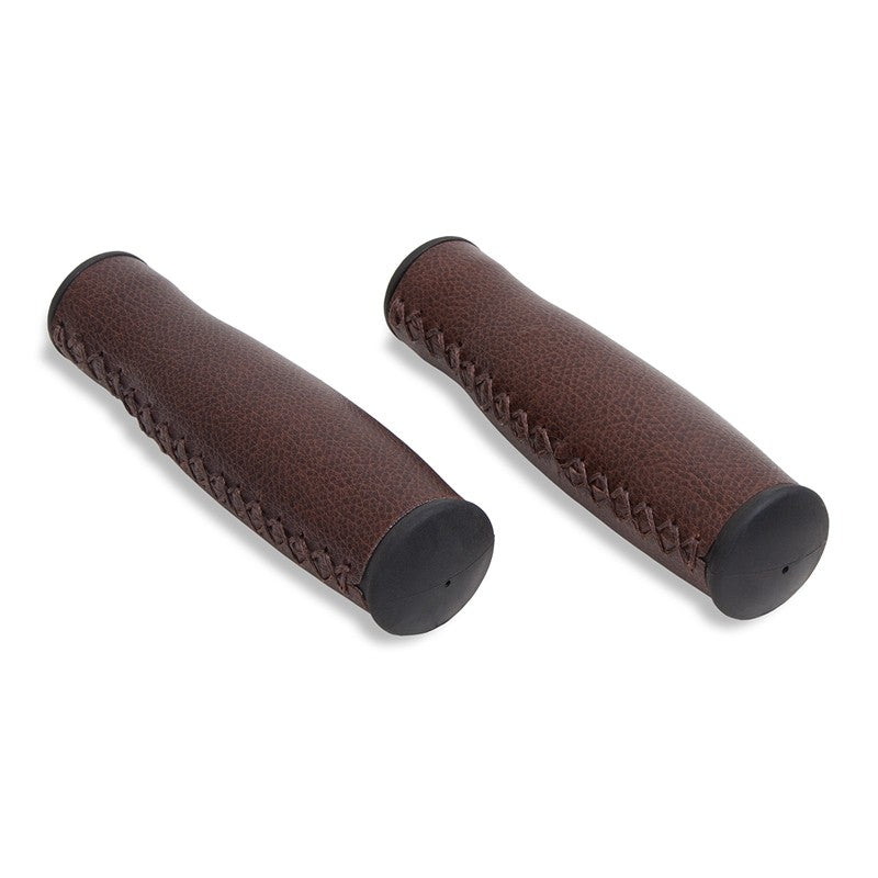 Selle Orient set handvatten kunstleer bruin 135mm.