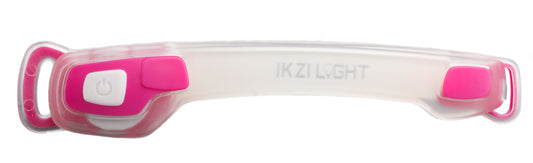 IkziLight armband stripled 2 x led roze