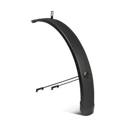 Eurofender URB010 voorspatbord 20" Tempo mat zwart 65 mm. voor Urban Arrow bakfietsen