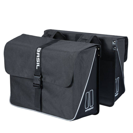 Basil 17777 Forte-Double Bag 35L. black/black