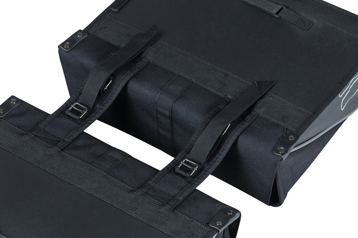 Basil 17777 Forte-Double Bag 35L. black/black
