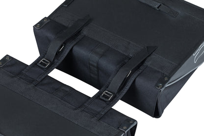 Basil 17777 Forte-Double Bag 35L. black/black