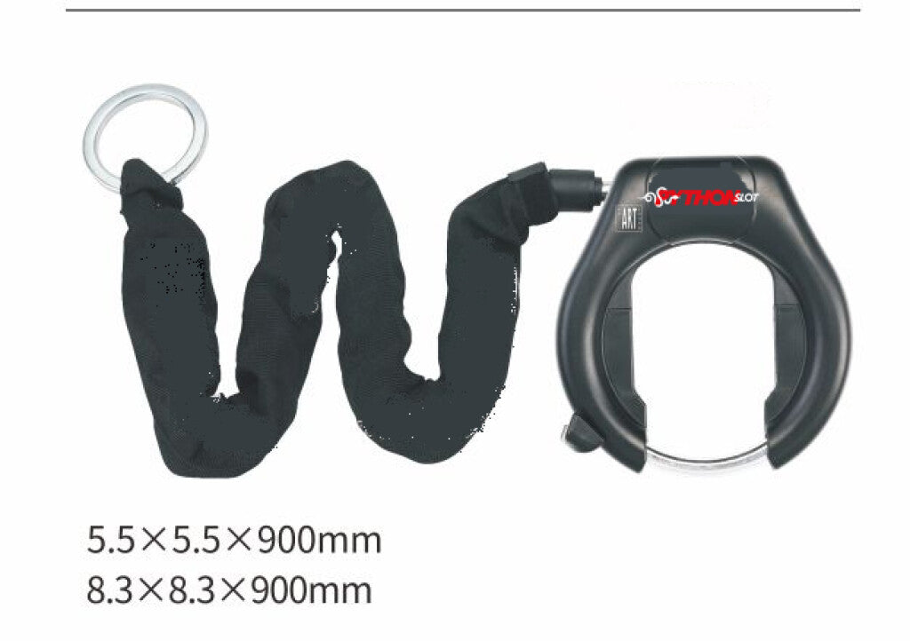 Python ringslot insteekketting 5,5 mm. x 140 cm.