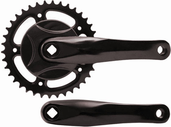 Kettingwiel 38T-ST-152-ALU zwart m/disc 3/32"