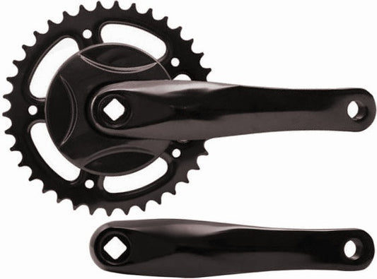 Kettingwiel 38T-ST-152-ALU zwart m/disc 3/32"