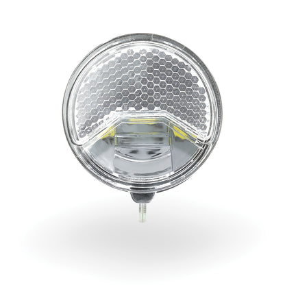 AXA 606 koplamp E-Bike 6-48 volt 15 lux dark chrome 10 cm.