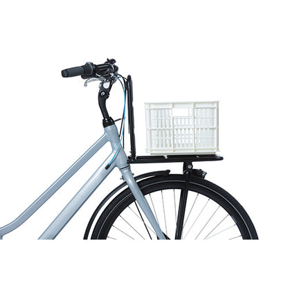 Basil 21114 Crate S fietskrat gerecycled kunststof small 17,5L bright white