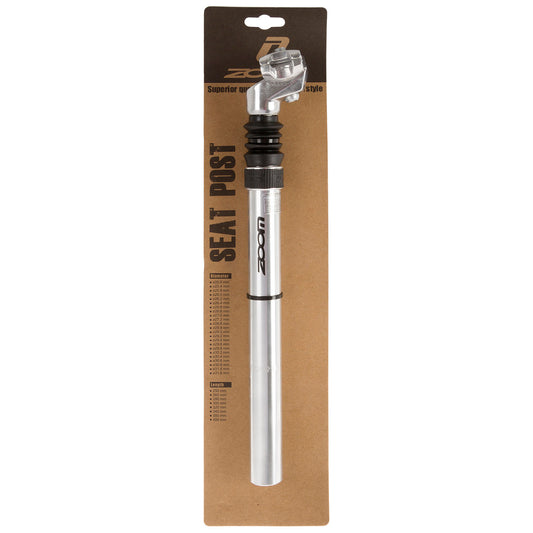 Zoom zadelpen ATB 27.2 alu. verend 350 mm.