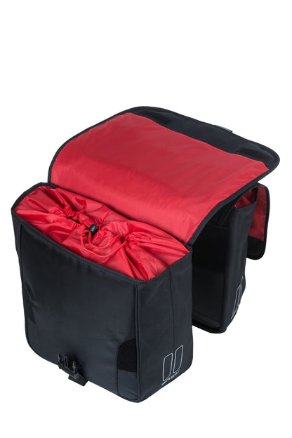 Basil 17581 Sport Design-Double Bag dubbele tas 32L. zwart
