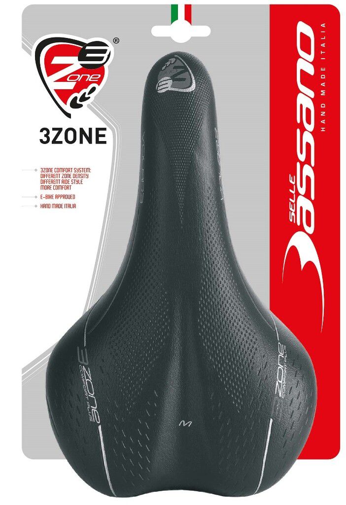 Selle Bassano zadel Volare M zwart X33 heren (kaart)