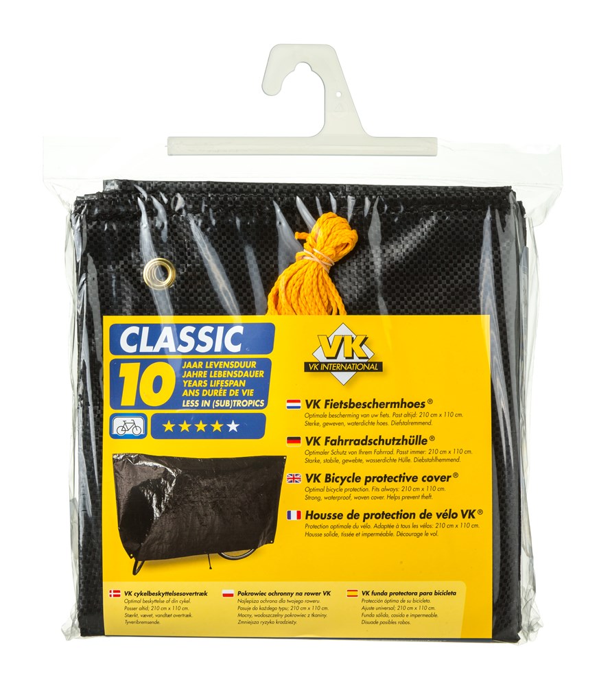 VK fietsbeschermhoes Classic zwart - nr. 12