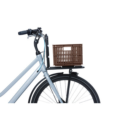 Basil 21115 Crate S fietskrat gerecycled kunststof small 17,5L brown