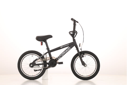 BMX 16" Tornado mat zwart