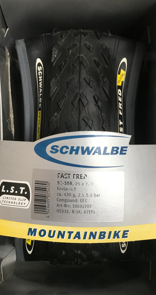 Bub. 50-559 / 26x1.90/2.00 Fast Fred Kevlar®-MB, vouw B-SK - Schwalbe 10631707 *