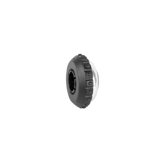Ergotec draaibel Twisty M 22.2 aluminium zwart/zilver