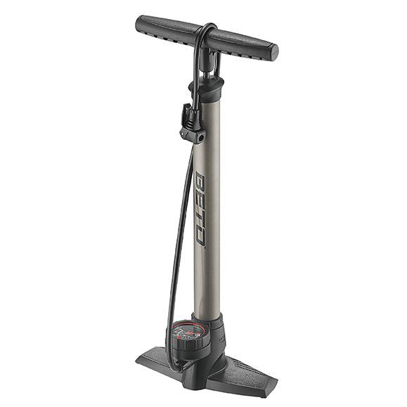 Beto pomp met manometer FV/AV zilver