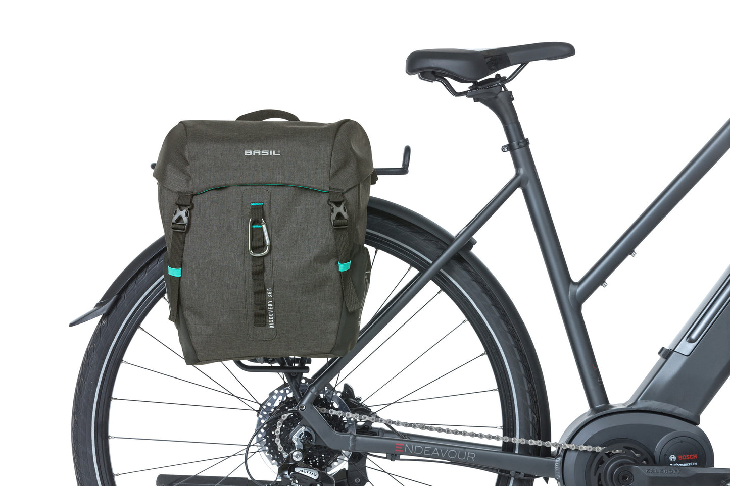 Basil 18043 Discovery 365D single bag M 9L zwart melee