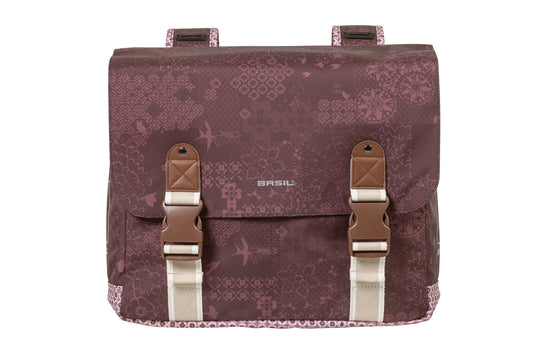 Basil 18012 Bohème dubbele fietstas 35L fig rood