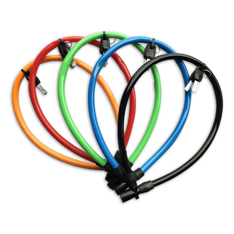 Lynx cylinder kabelslot sorti kleuren 6 mm. x 65 cm.