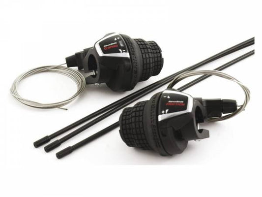 Shimano ESLRS35P6A revo shifter set Tourney 3x6 spd. m/kabels