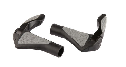 Mirage Grips in Style zwart/grijs #65 met barend 132 mm.