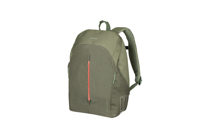 Basil 18067 B-Safe Commuter fietsrugzak Nordlight 13L olijf groen