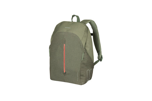 Basil 18067 B-Safe Commuter fietsrugzak Nordlight 13L olijf groen