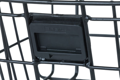 Basil 11244 Bremen alu. fietsmand afneembaar voor KF mat zwart incl. KF adapterplaat (zonder bevestiging)