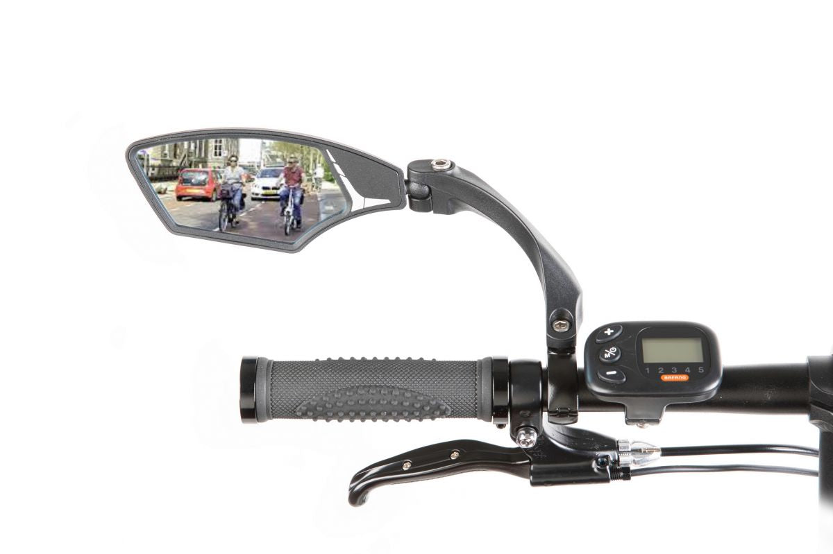 Mirage spiegel Luxury licht-dimmend links 10.6 cm. zwart