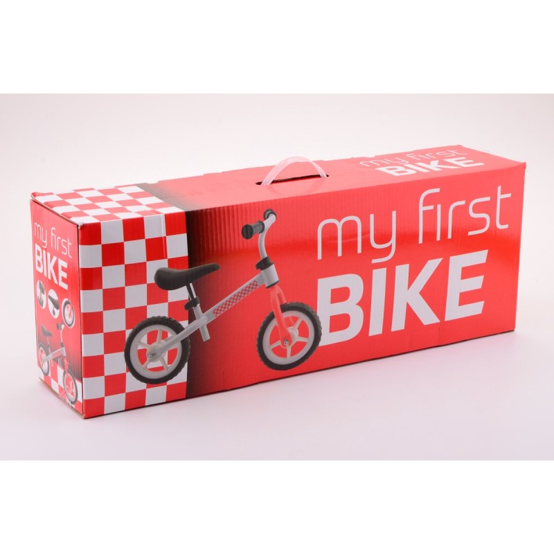 My First Bike loopfiets wit/rood