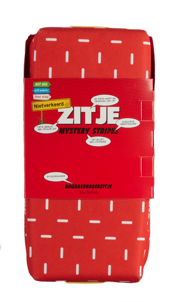 N/V zitje bagagedrager 32x15x5 cm.  Mystery Stripes